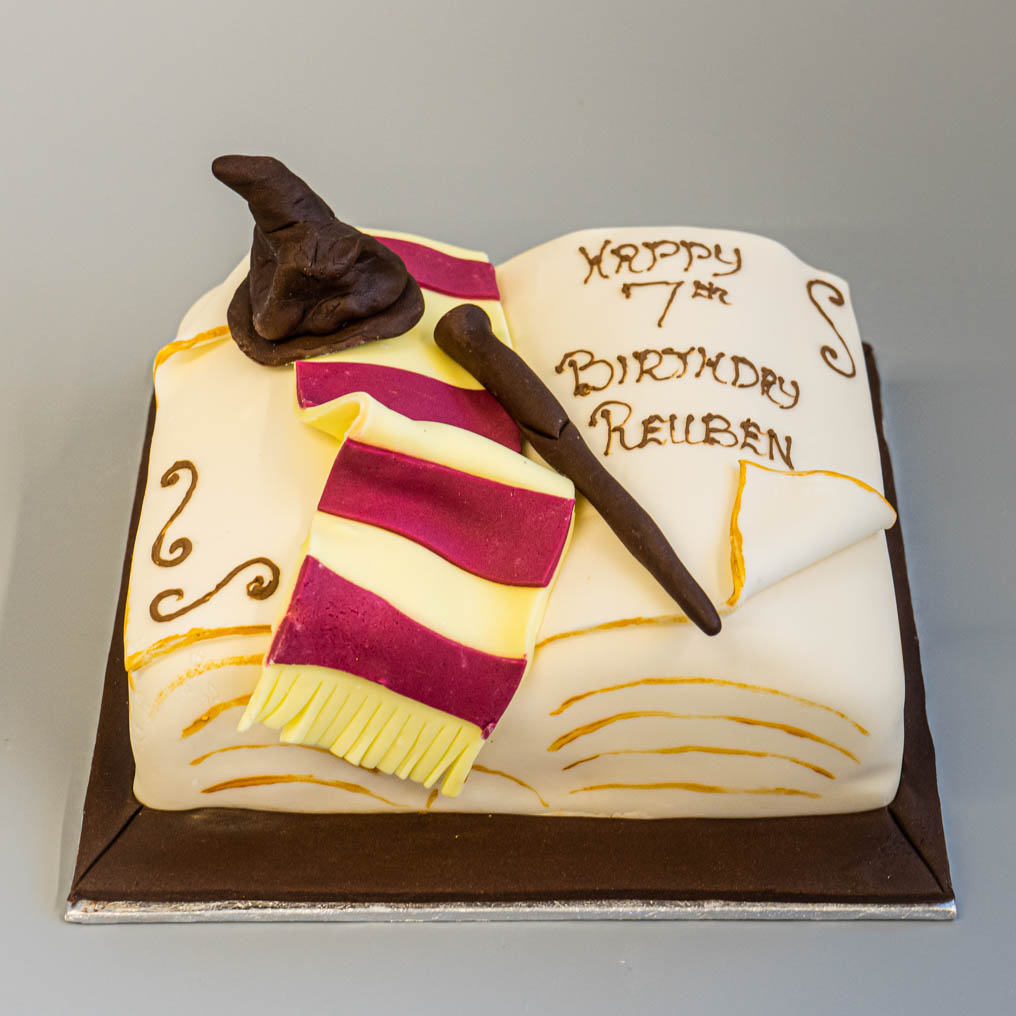 Harry Potter Book Shaped Cake — Trefzger's Bakery