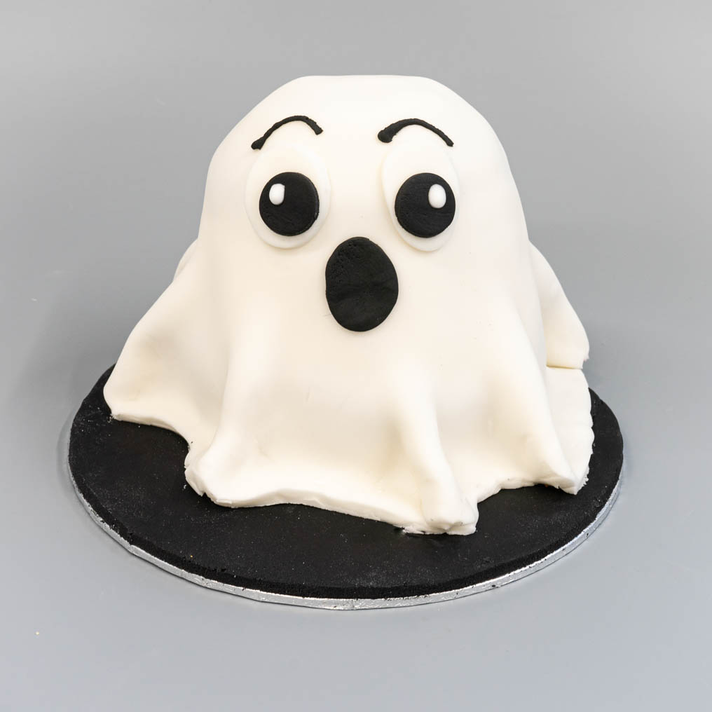 3D Fondant Ghost Cake — Skazka Cakes