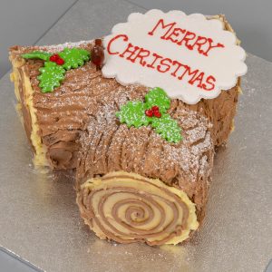 Christmas Chocolate Log - Double