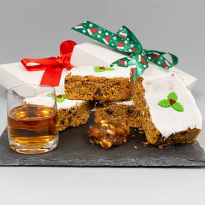 Mince Pie Flapjack With Brandy Flavoured Icing Gift Box