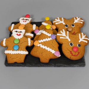 Gingerbread Christmas Character Biscuits